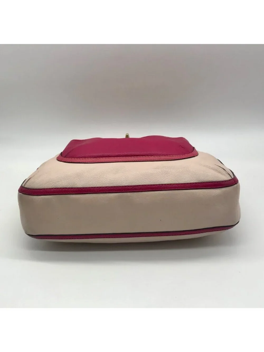 Coach Color-Block Poppy Pebbled Leather Tote Bag- 24082